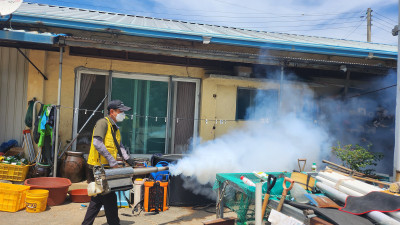 ​서산시, 침수 주택·상가 등 ‘502개소’ 특별방역 지원