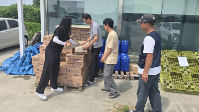 서산시, 양돈·양계 고온스트레스 완화제 1천9백 포 긴급 공급